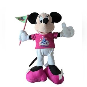 Walt Disney World Parks 45th Anniversary Minnie Mouse Cinderella Castle Plush